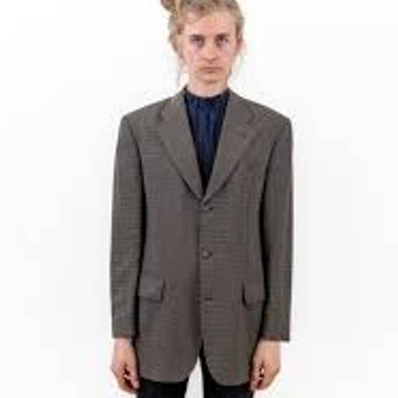 Hugo Boss Angelico Lucca Suit Jacket Sport Coat 42 R Virgin Italian 120s Wool - Picture 13 of 14